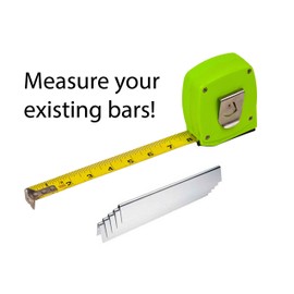 RiversEdge Products Stainless Flavorizer Bars, Set of 5, 16 Gauge, 24.5", 7540