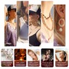 TseenYi Boho Vintage Rings Set Silver Leaf Evil Eye Knuckle