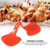 EVTSCAN 100pcs Chicken Eyes Peeper Glasses Spectacles Protector Hen Pecking