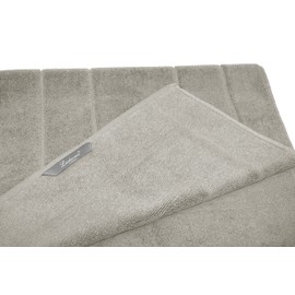 Lashuma Shower Mat Quick-Drying Grey Pebble London 50 x 90 cm Washable