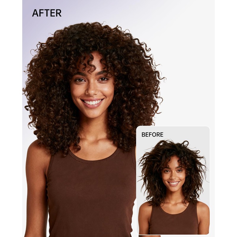 CONFU Hair Dryer, Ionic Hair Dryer for Curly Hair with