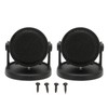 2pcs Dome Tweeter Car Audio Speaker Black 20W Loudspeaker Universal