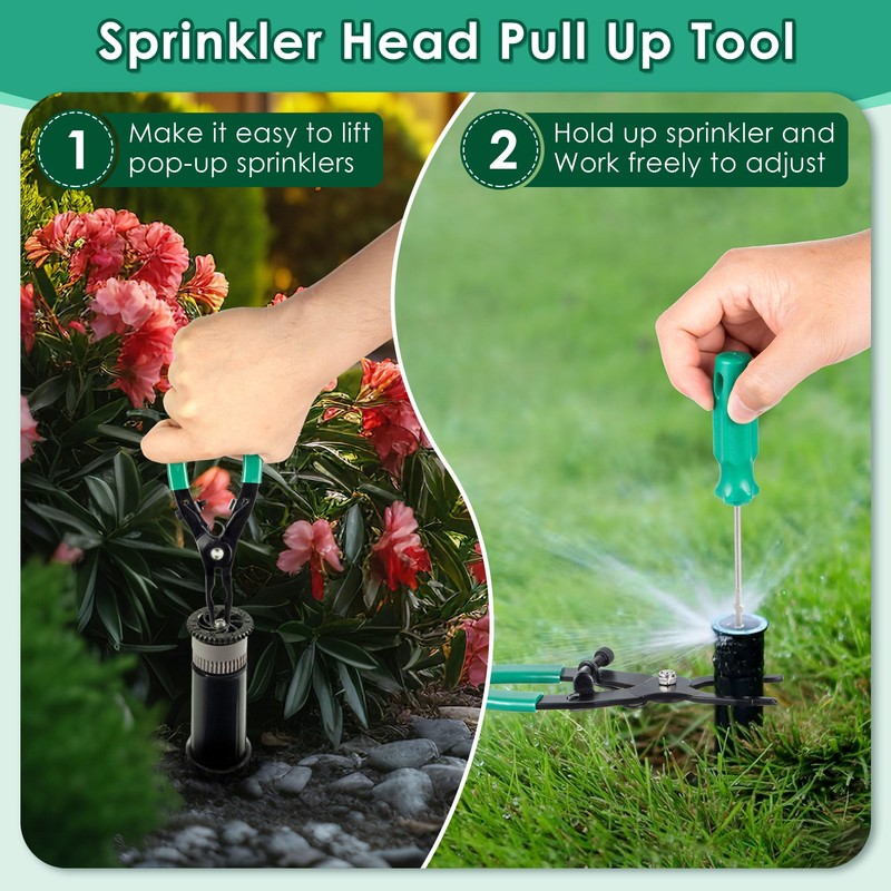 Gulfmew 8 Pack Sprinkler Head Compatibility Tool for Rain Bird