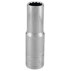 Performance Tool W32713 12 Point Deep Socket - 1/2" Drive, 13mm Size, Precision Fit, Durable Construction