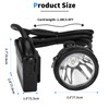 Safety Mining Light Professional Rechargeable Mining Headlamp, 1+6 LED Super