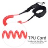 Surf Leash, Lightweight Comfortable Surfboard Leash High-Strength Coiled Foot Surfing