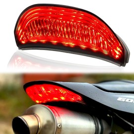 JMTBNO motorcycle Smoked LED Tail Light, 12V Motorcycle Brake Lights with LED Turn Signals Compatible with 2003-2006 Honda CBR600RR, 2004-2007 CBR1000RR