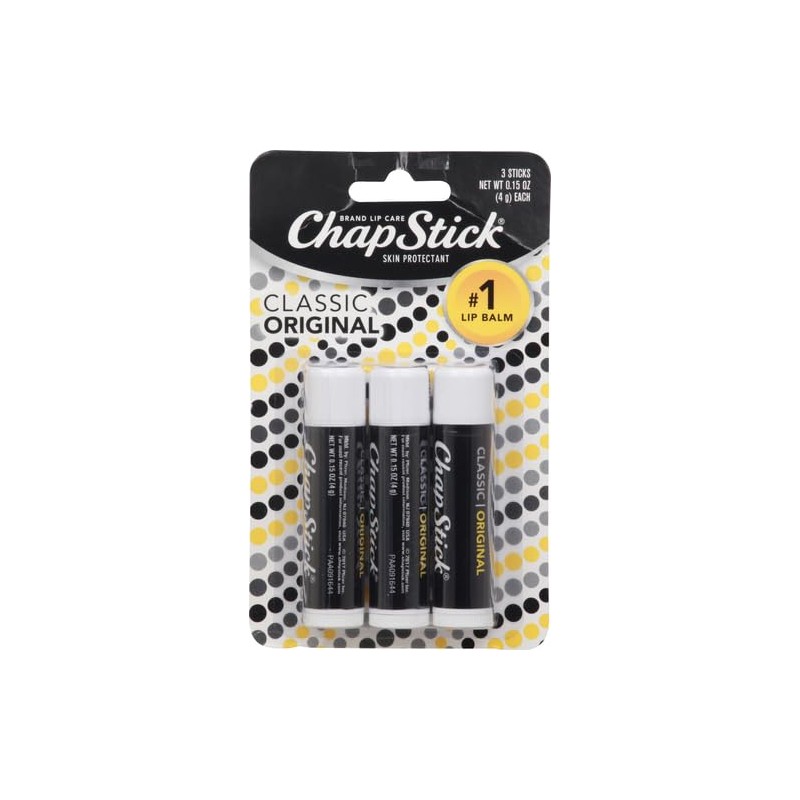 ChapStick Classic Original - Tubos de bálsamo labial, cuidado de
