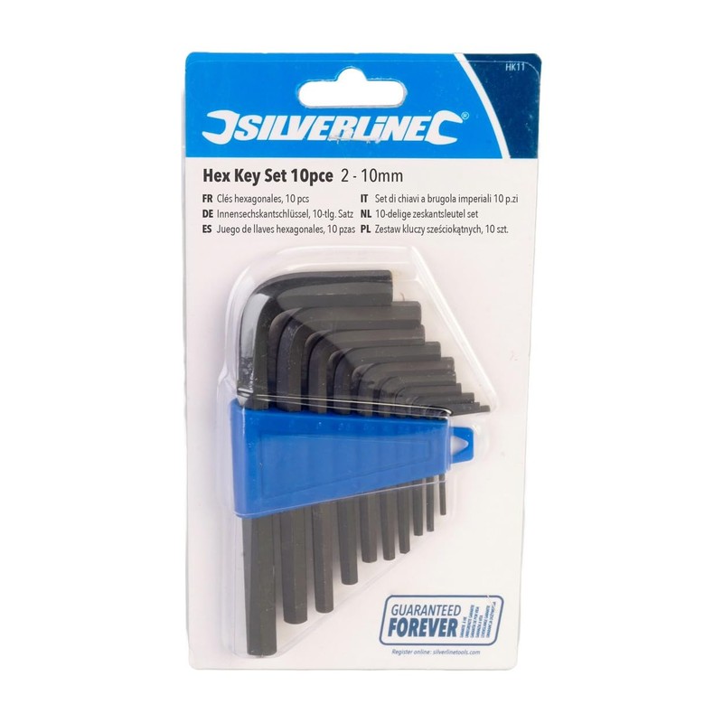 Silverline Hex Key Set 10pce 2 - 10mm (HK11)