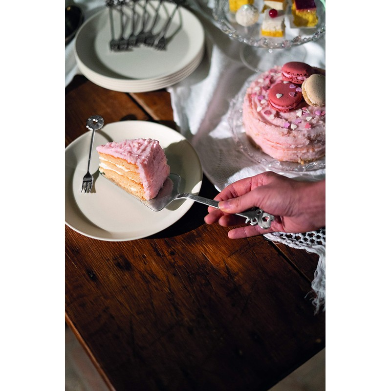 Guzzini - Love, Set of 6 Dessert Forks - Stainless