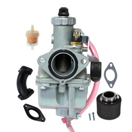 SVKZGFZ VM22 Carburetor for Honda XL100 XL100S XR100 XR100R XR200 XR200R CB125S CRF100F Dirt Pit Bike 26MM Carb, with Intake Manifold & Black Foam Air Filter
