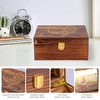 Small Wooden Memory Keepsake Boxes With Hinged Lids and a