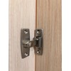QCAA 2.5" Heavy Forged Solid Brass Door Latch, 90 Degree