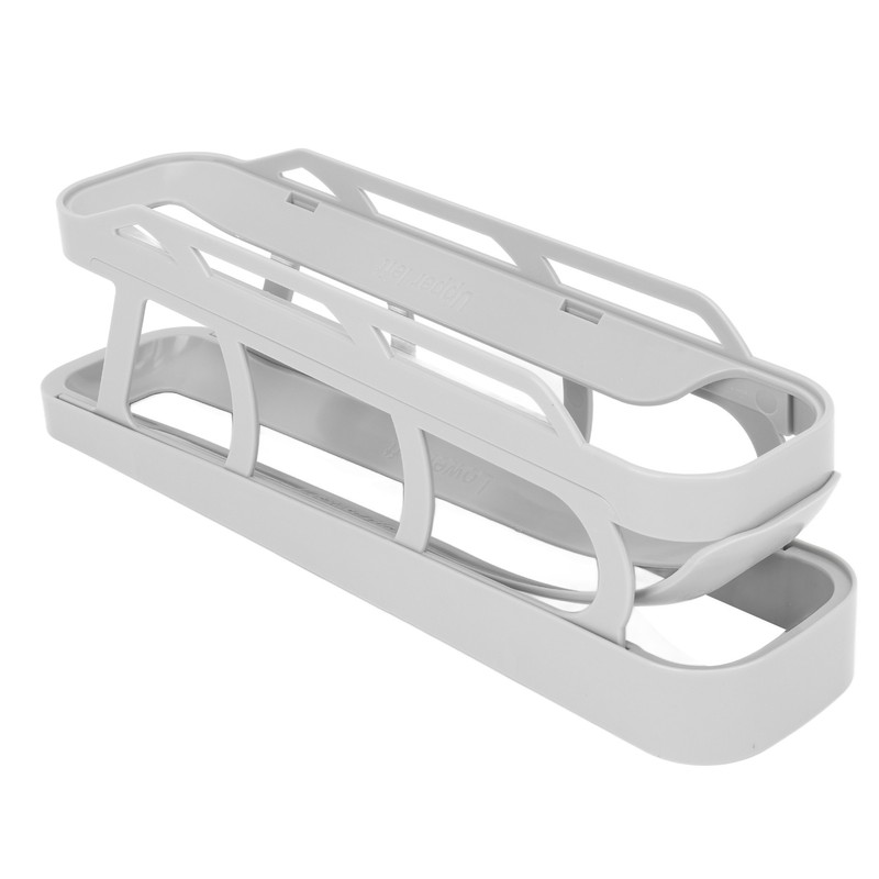 Rolling Egg Dispenser 2 Tier Space Saving Automatic Roll Down