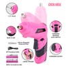 143 Pcs Pink Homeowner Tool Set with 3.6V Cordless Screwdriver