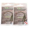 Twin pack 50cm fluorocarbon carp Leaders Carp safety lead Clips
