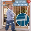 BabyDan MultiDan, 23.9"-40.", Extendable Stair Gate/Baby Gate/Safety Gate, Wood, Made