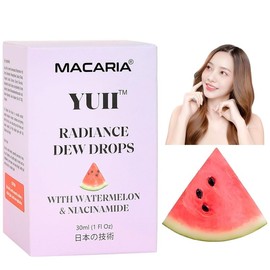YUII Hyaluronic Glow Dew Drops for All Skin Types  Hydrating Face Serum Hybrid for a Glass-like Glow  Formulated with Hyaluronate  Niacinamide...     