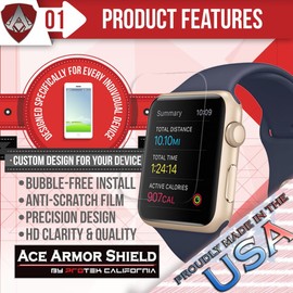 Ace Armor Shield Protek Guard Screen Protector for The LG Fortune with Free Lifetime Replacement Warranty