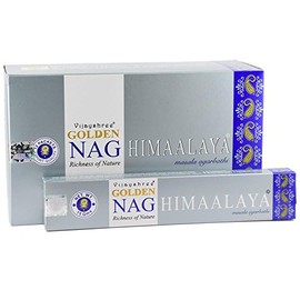 Golden Nag Wierook Himaalaya (12 Packs)