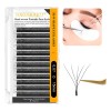 Nagaraku Extensiones De Pestañas 5d W Shape 8-15mm Mix