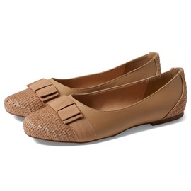 French Sole Layla Beige Nappa/Raffia 8.5 M