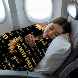 Sister Gifts, Sister Birthday Gifts from Brother, Sunflower Blankets Gifts for Sister, Best Sister Ever Gifts, Christmas, Thanksgiving Gifts for Sister, to My Sister Blanket from Brother 50"x60"