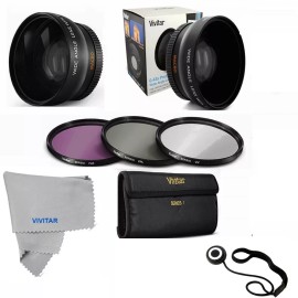 For Canon, For Nikon Wide Angle Lens MACRO + UV CPL FLD FILTER KIT FOR CANON EF-S 18-55mm f/3.5-5.6