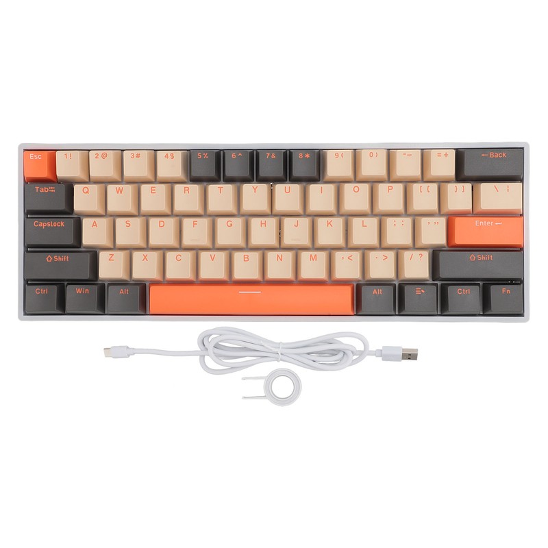 Mechanical Keyboard 61 Keys RGB Backlight 3 Connection Modes Wireless