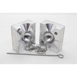 best_nj Fishing Weights Sinker Mold Round CNC Aluminium