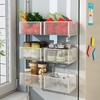 LIFEFAN Magnetic Shelf Kitchen Organiser Spice Rack Magnetic Fridge Shelf