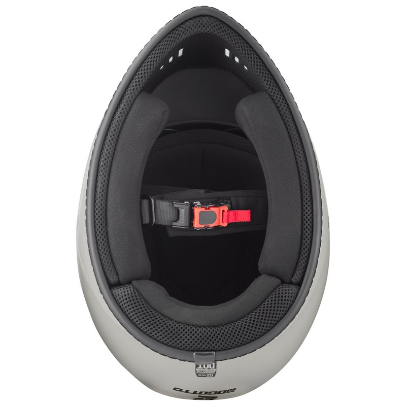 Bogotto FF980 Caferacer Cross Helmet, Matte Grey, L