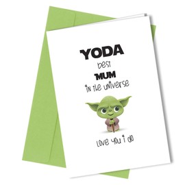 Mothers Day Card / Birthday Card MUM Greeting Yoda Comedy Rude Funny Humour #227