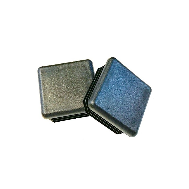 1 1/4" - 1.25 Inch Square Black Plastic 14-20 Ga