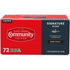 Community Coffee Signature Blend 72 Count Coffee Pods, Dark Roast,