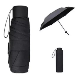 DAS 7 Paraguas Sombrilla Bolsillo Portátil Pequeño Económico