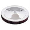Summit Racing Chrome Air Cleaner with Reusable Filter 14" Dia
