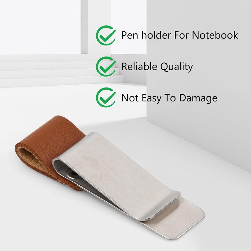 Ehuihuan Pack of 4 Pen Holder Clip, Pen Clip Holder,