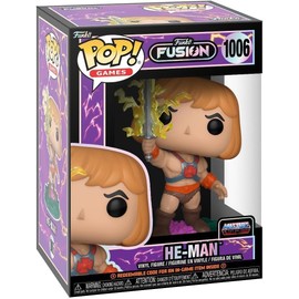 POP Funko Fusion: Masters of The Universe - He-Man Vinyl Figure (Bundled with Compatible Box Protector Case), Multicolor, 3.75 inches