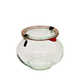 Weck 748 Deco Jar - 1 Liter, Set of 4