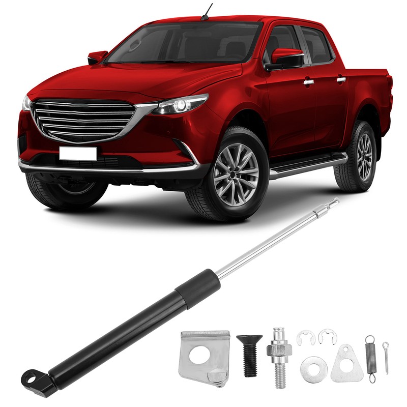 Rear Tailgate Lift Rod Carbon Steel Slow Down Shock Absorption