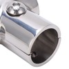 90° T Tee Tube Pipe Connector 1in/25.4mm ID Separable Stainless