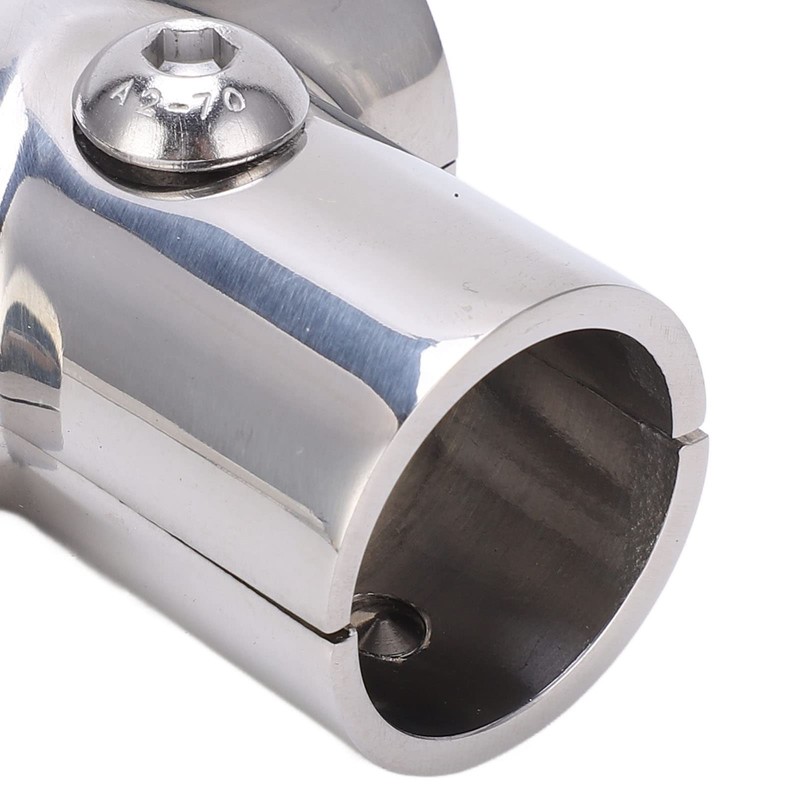 90° T Tee Tube Pipe Connector 1in/25.4mm ID Separable Stainless
