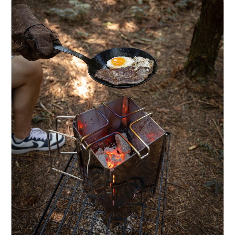 Camping Moon MT-19-W Pot Trivet, Outdoors, Camping, Mini Trivet, Stainless