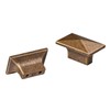 CILEYTION 10 Pieces Cabinet Knobs Antique Brass Cupboard Knobs -