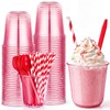 50 Set Root Beer Float Cups with Red Plastic Soda