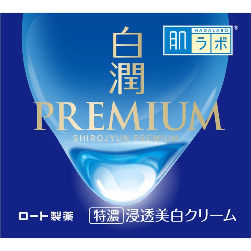 Hada Labo White Jun Premium Medicated Penetrating Whitening Cream, Quasi-Drug,