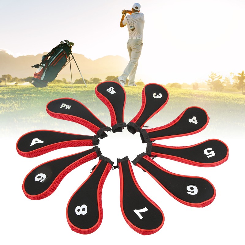 10Pcs Golf Club Head Cover Neoprene Golf Head Cover for