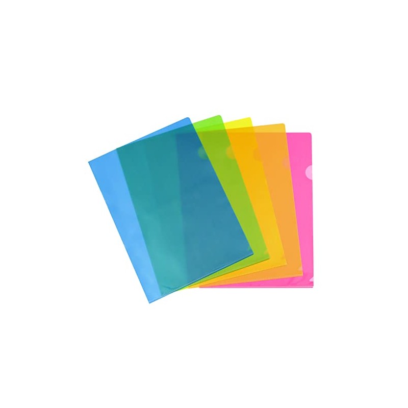 Viquel 10 Clear Corner Sleeves - Plastic Corner Opening Sleeve