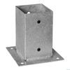 Post Support Base 90mm x 90mm Galvanised Steel Post Holder